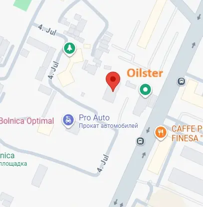 Mapa lokacije u Podgorici